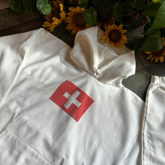 Switzerland/Swiss Flag Hoodie - Picture 2 of 11